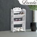 3 TIER MULTI PURPOSE SHOE RACK WITH TILTING SHELVES