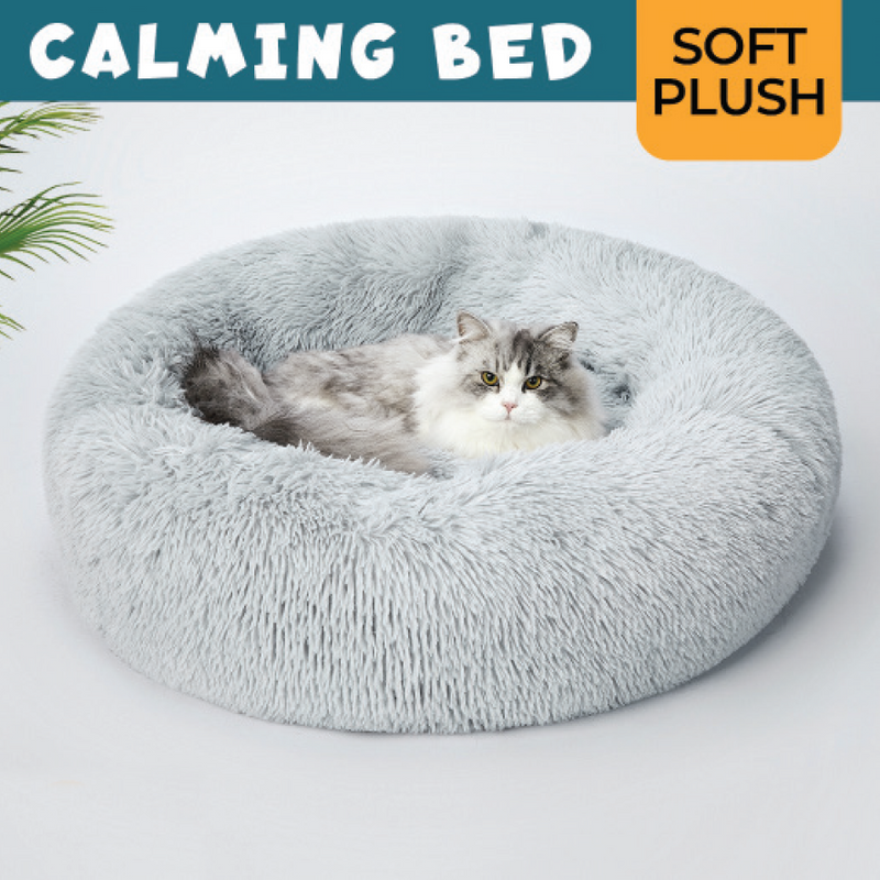 LIGHT GREY XX LARGE CALMING PET BED