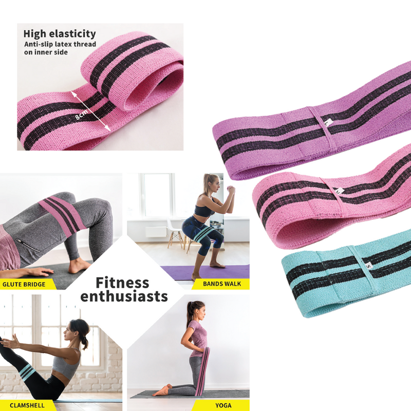 3 PIECE RESISTANCE BAND SET