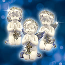 SET OF 3 CHERUB FIGURINES