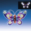 GLOW-IN-THE-DARK METAL WALL BUTTERFLY