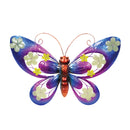 GLOW IN THE DARK METAL WALL BUTTERFLY