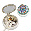 CERAMIC MANDALA TRINKET BOX