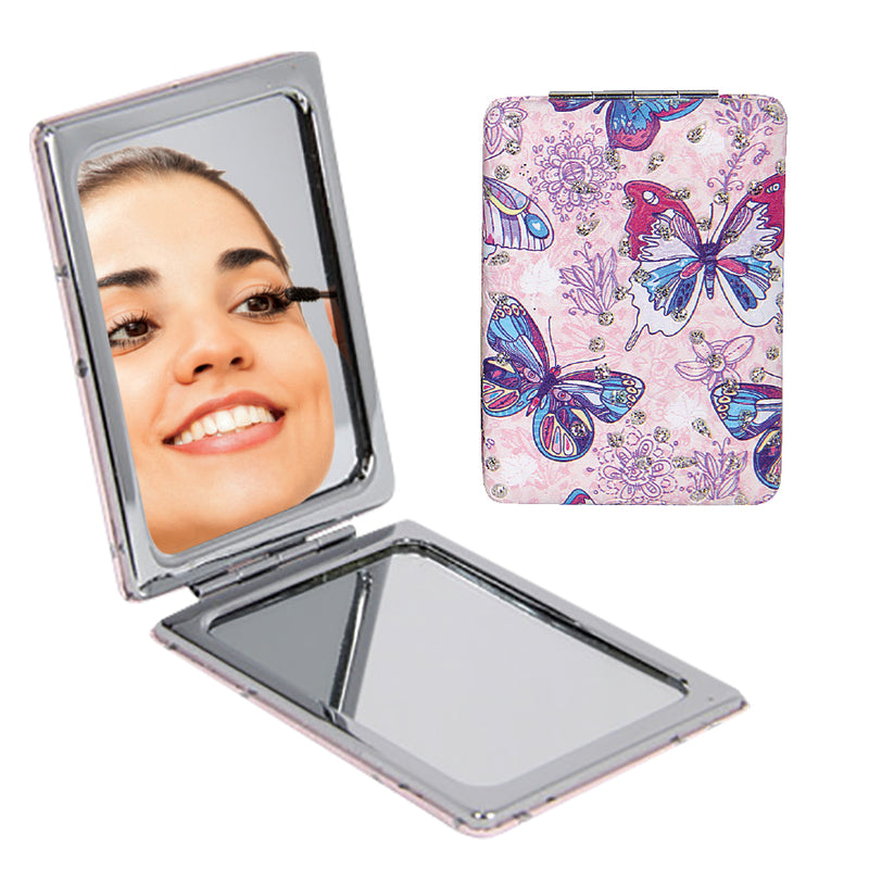 BUTTERFLY DESIGN COMPACT MIRROR