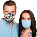 SET OF 2 LADIES DESIGN FASHION FACE MASKS