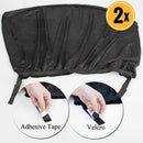 2x Universal Car Sun Shades Side Window Curtain Sunshade UV Protection Visor