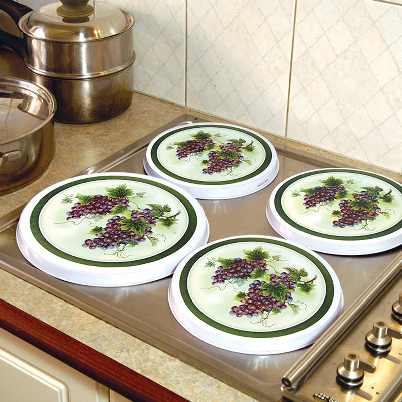 SET OF 4 STOVE TOP COVERS