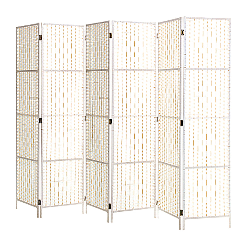 6-Panel Room Divider Folding Privacy Screen