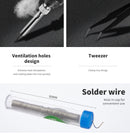 Soldering Iron Kit Electric Solder Kits Tool Wood Burning Welding Station Tips